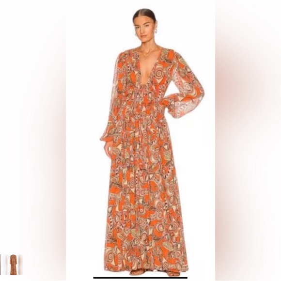 A.L.C. Silk Maxi Dress $495 - Picture 1 of 3